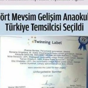 Dmg Anaokulu Zübeyde Bağlan